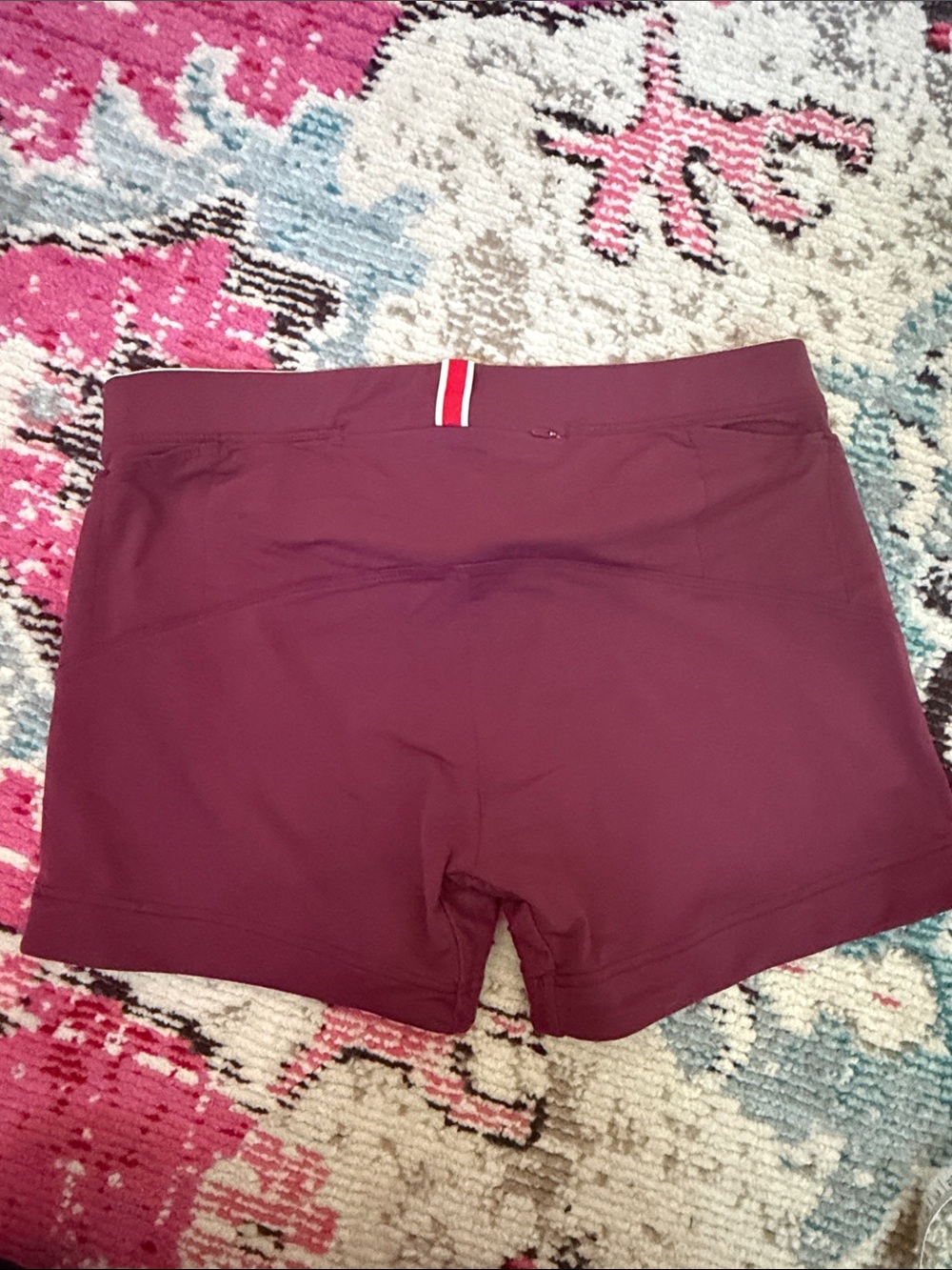 Tracksmith Women's Maroon Performance Run Shorts Large - Picture 5 of 11
